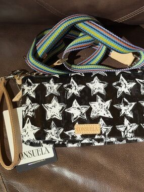 Consuela Madi Uptown Crossbody Wristlet with Multicolor Strap